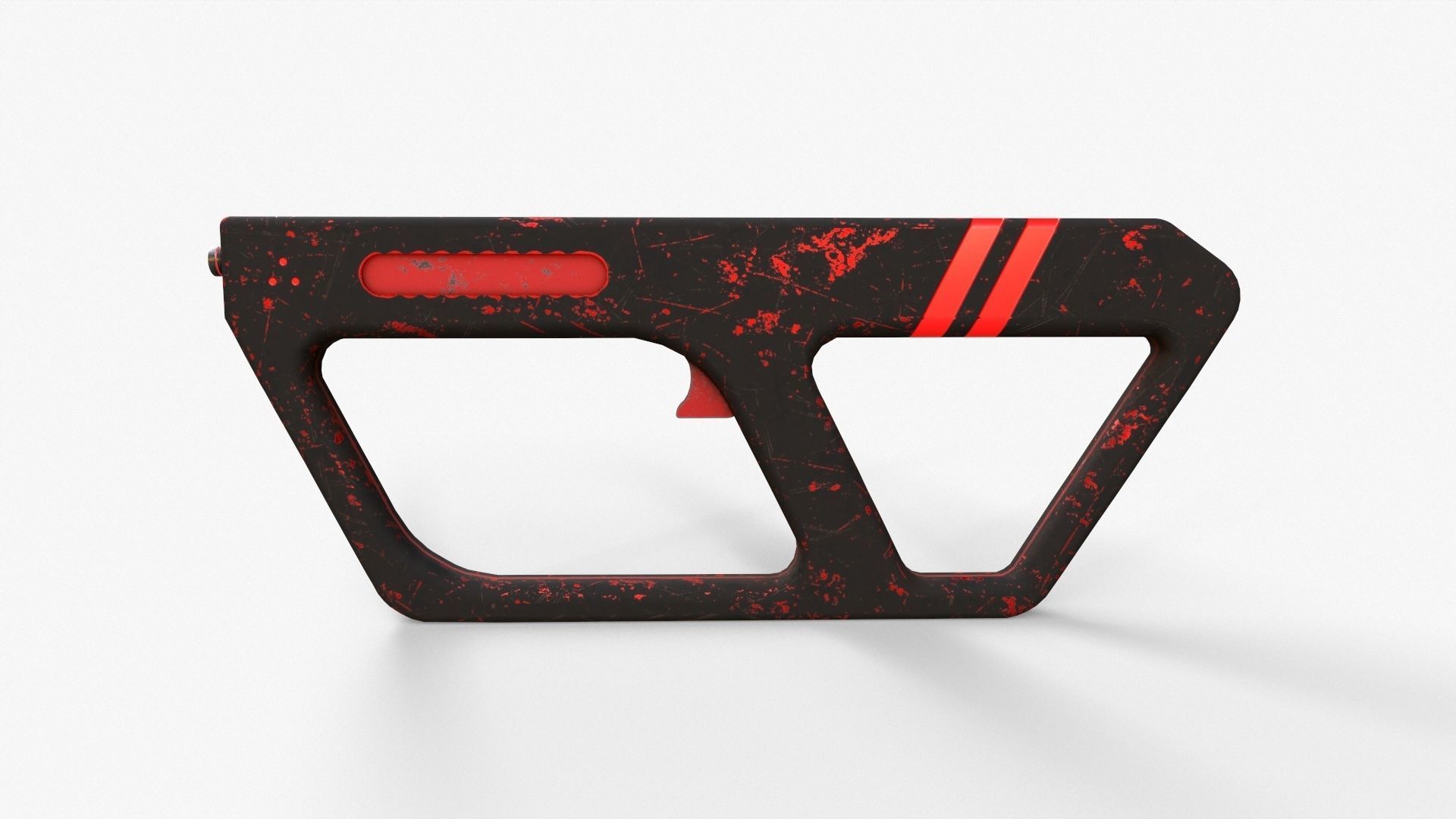 Sci-Fi Gun V2 Low-poly 3D model_6