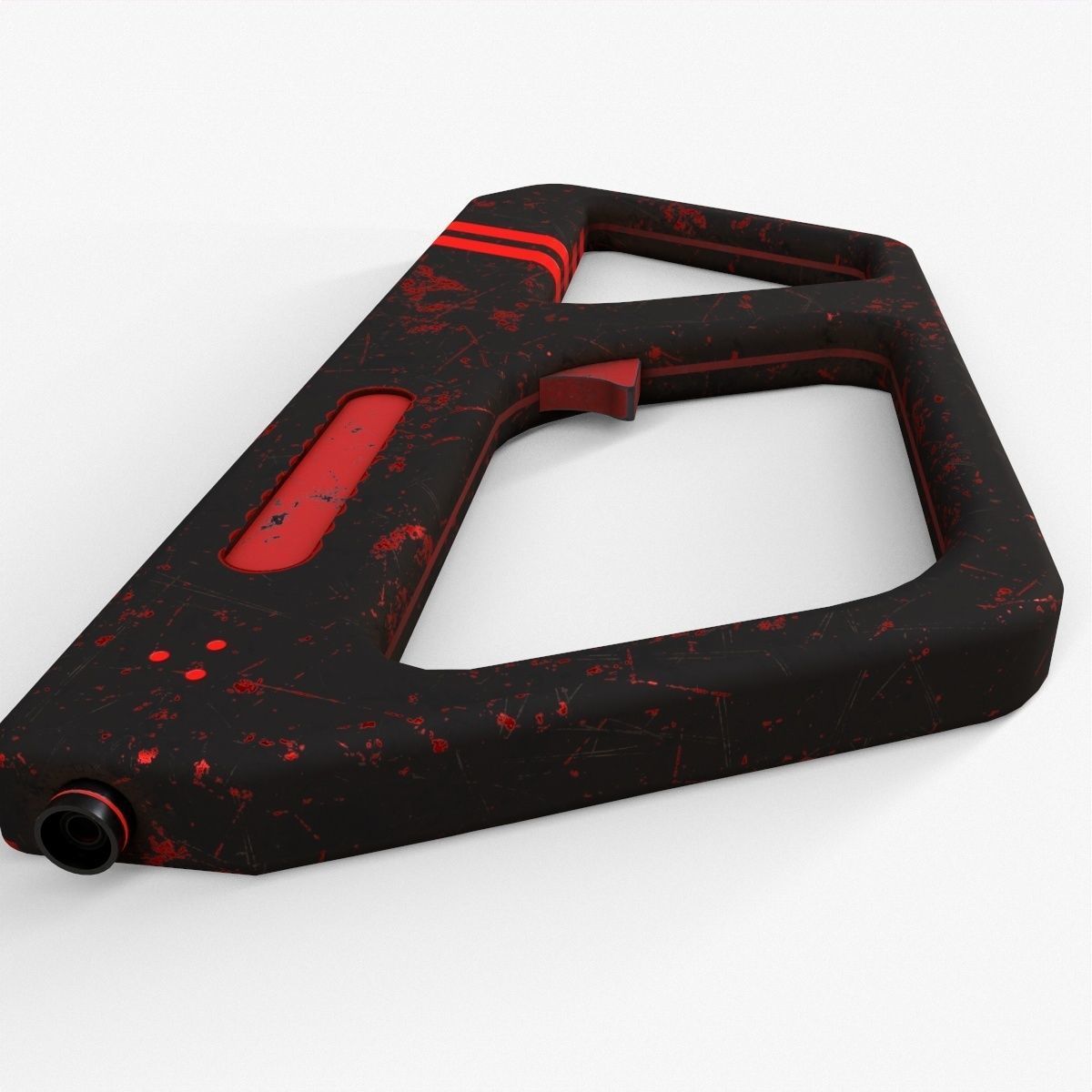 Sci-Fi Gun V2 Low-poly 3D model_16