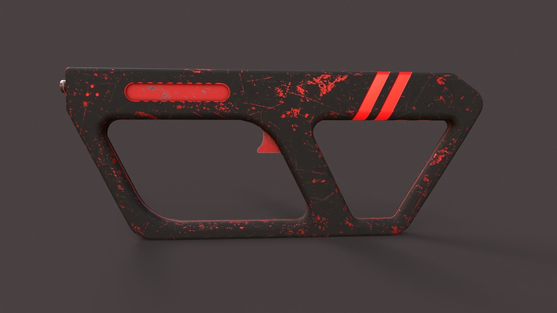 Sci-Fi Gun V2 Low-poly 3D model_10