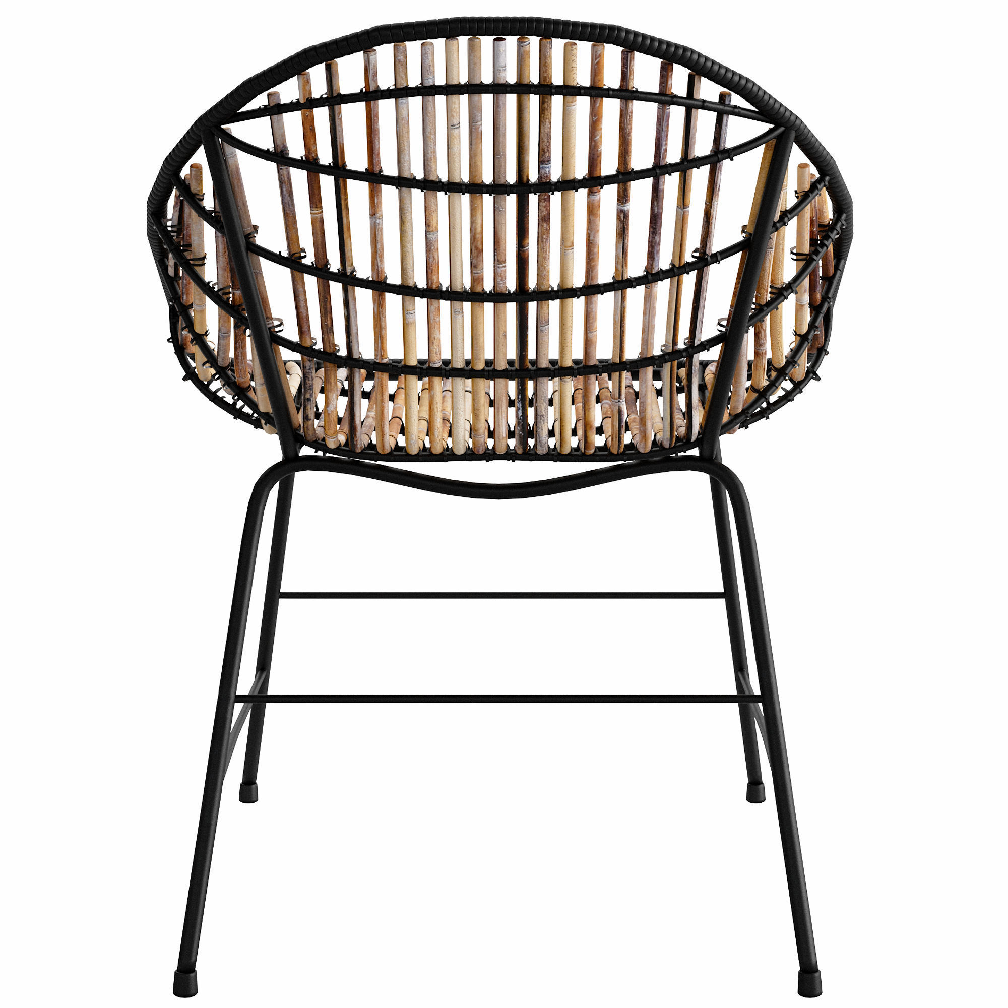 LUNA Lounge Chair Low-poly 3D model_4