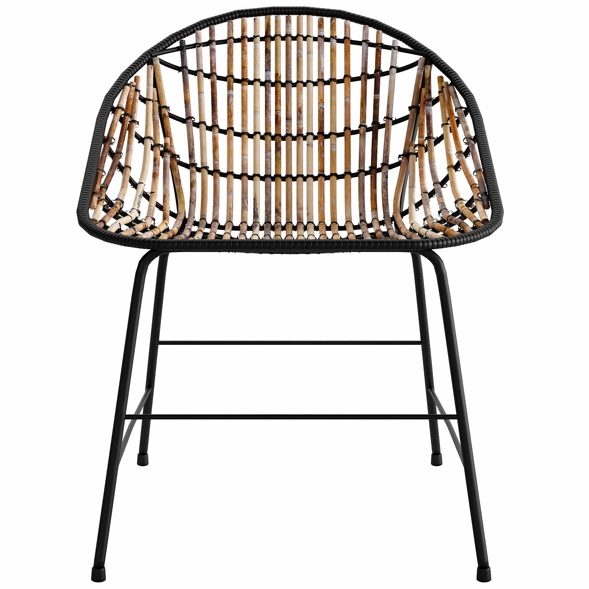 LUNA Lounge Chair Low-poly 3D model_7