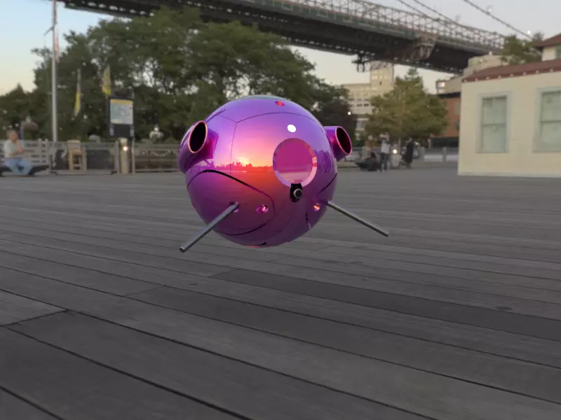 02 Sferic drone 3d printing 3D print model_0