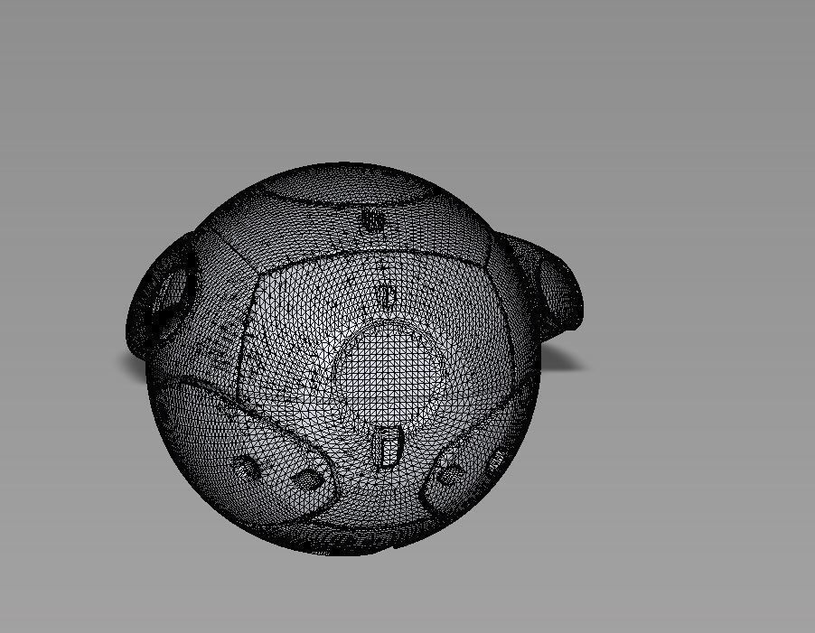 02 Sferic drone 3d printing 3D print model_13