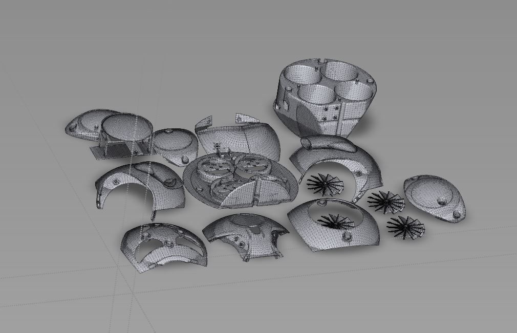 02 Sferic drone 3d printing 3D print model_12