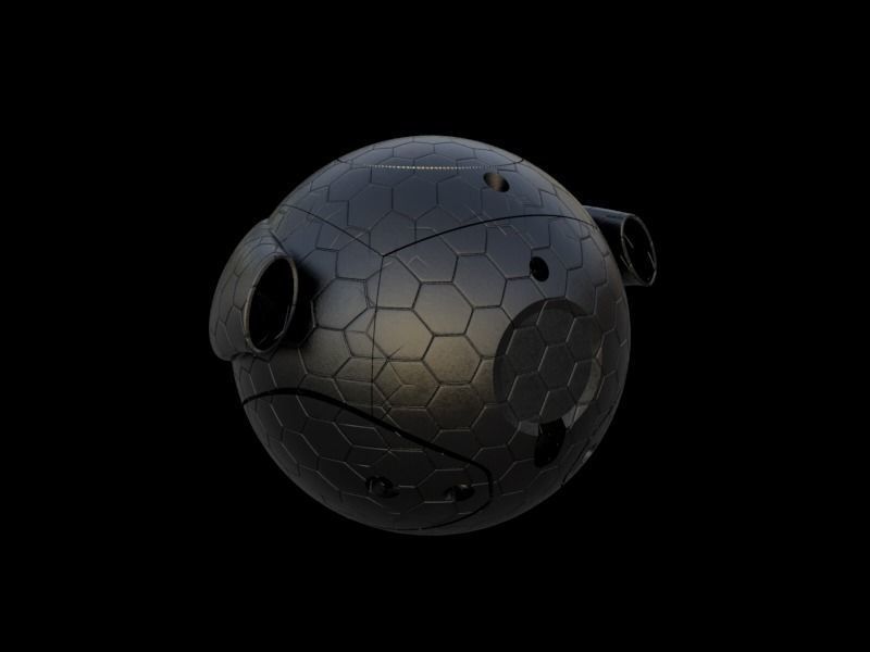 02 Sferic drone 3d printing 3D print model_8