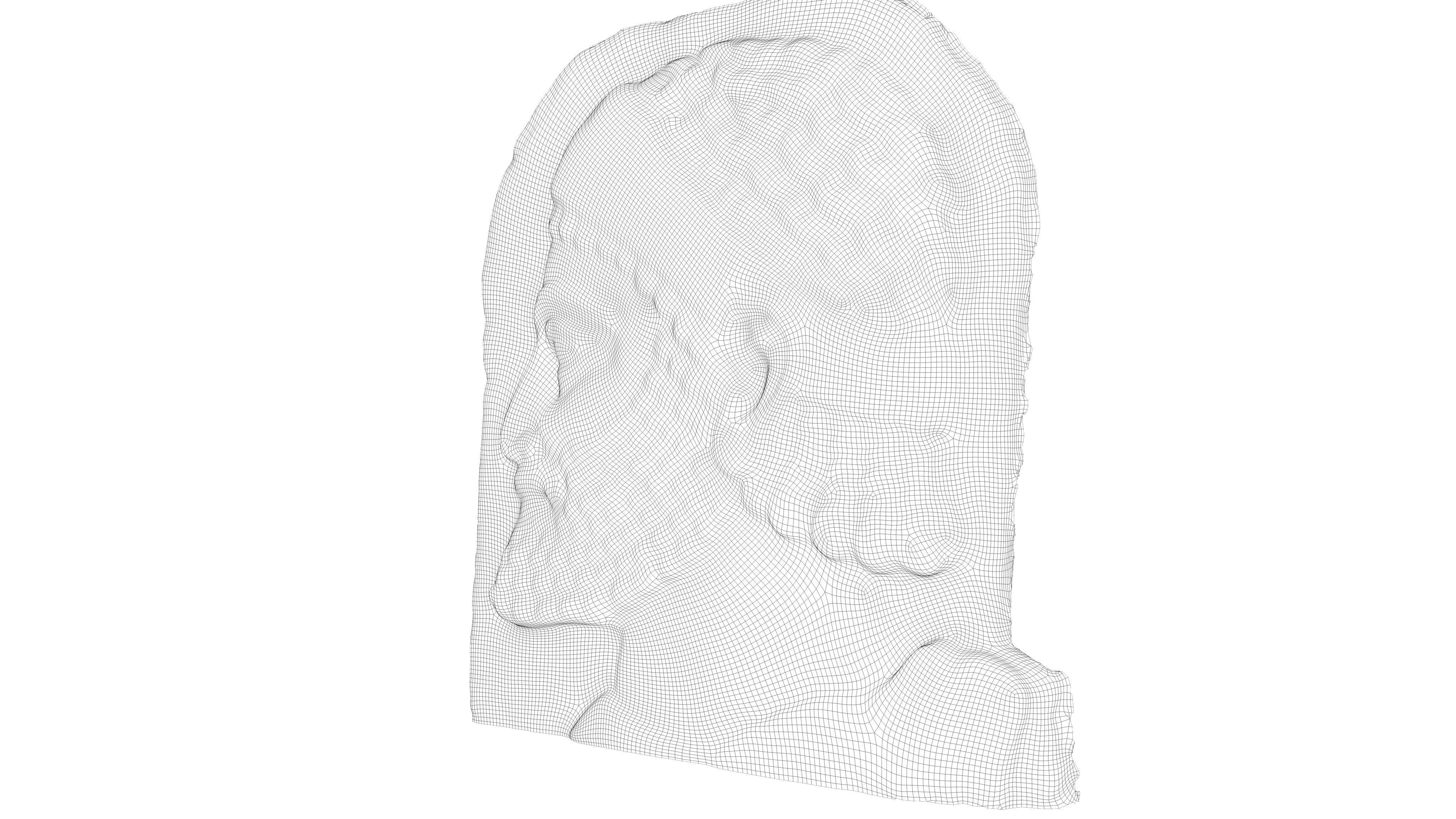 ASSYRIAN - TRIBUTAIRE MEDE III Low-poly 3D model_10