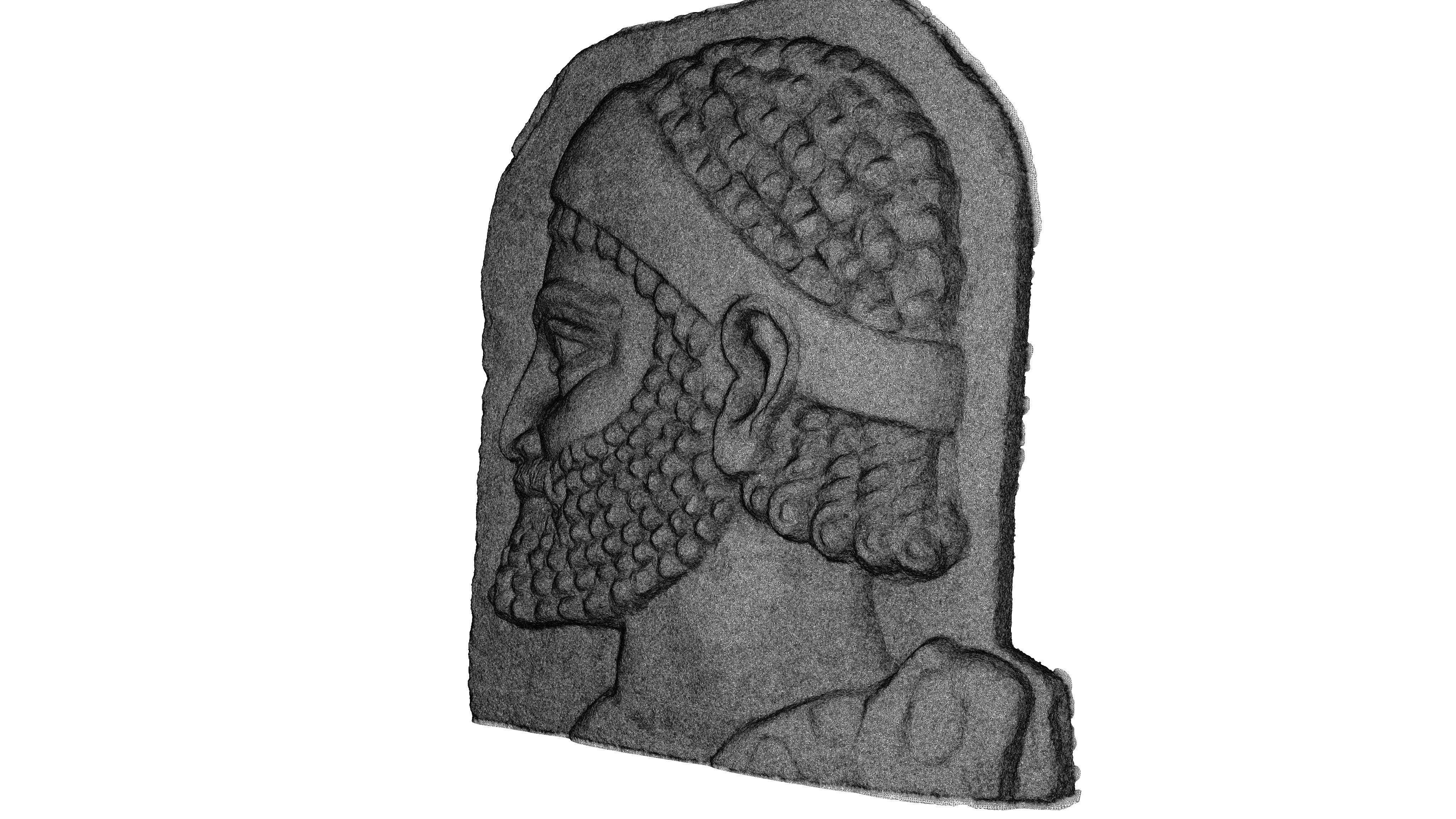 ASSYRIAN - TRIBUTAIRE MEDE III Low-poly 3D model_3