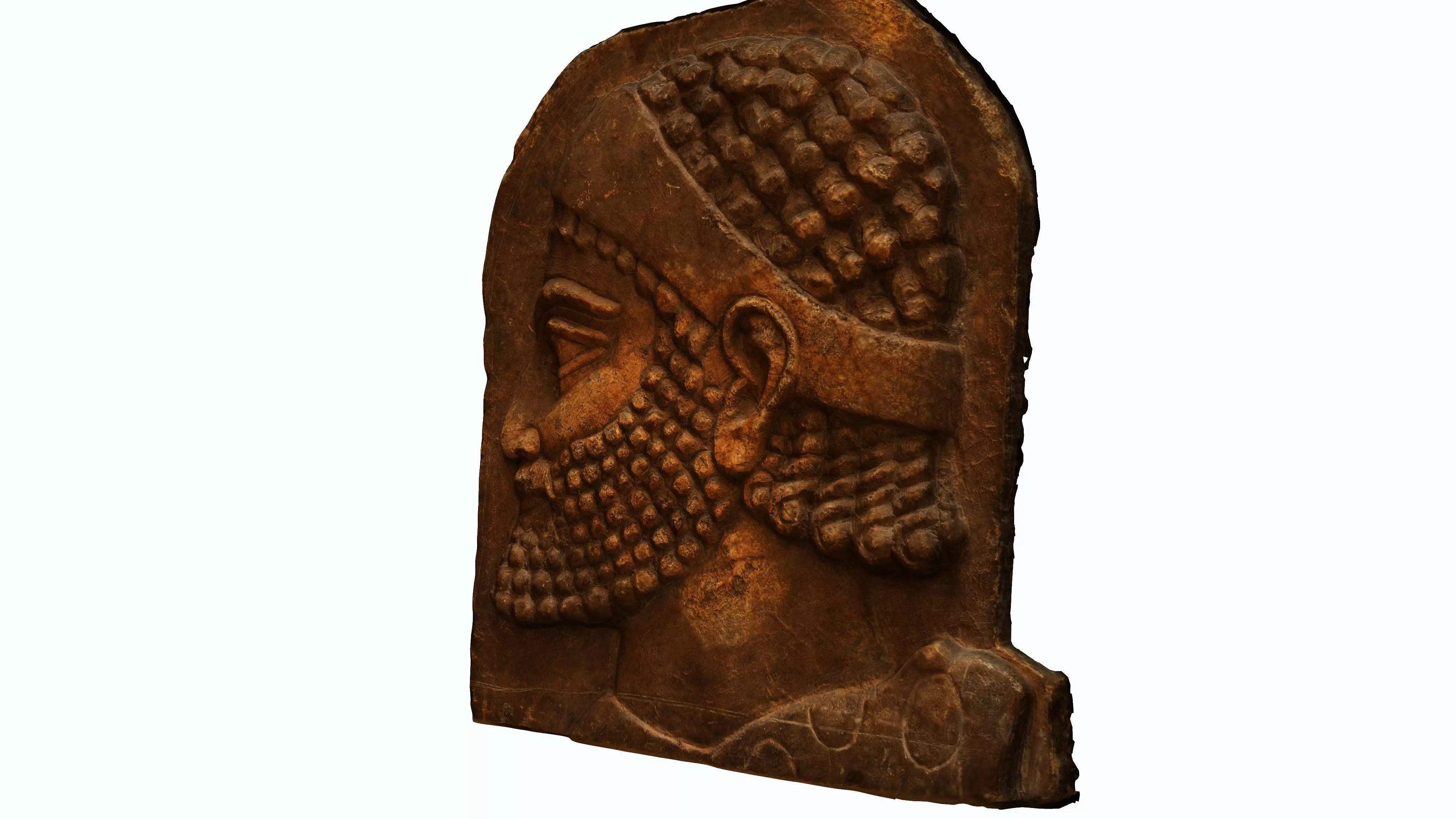 ASSYRIAN - TRIBUTAIRE MEDE III Low-poly 3D model_0