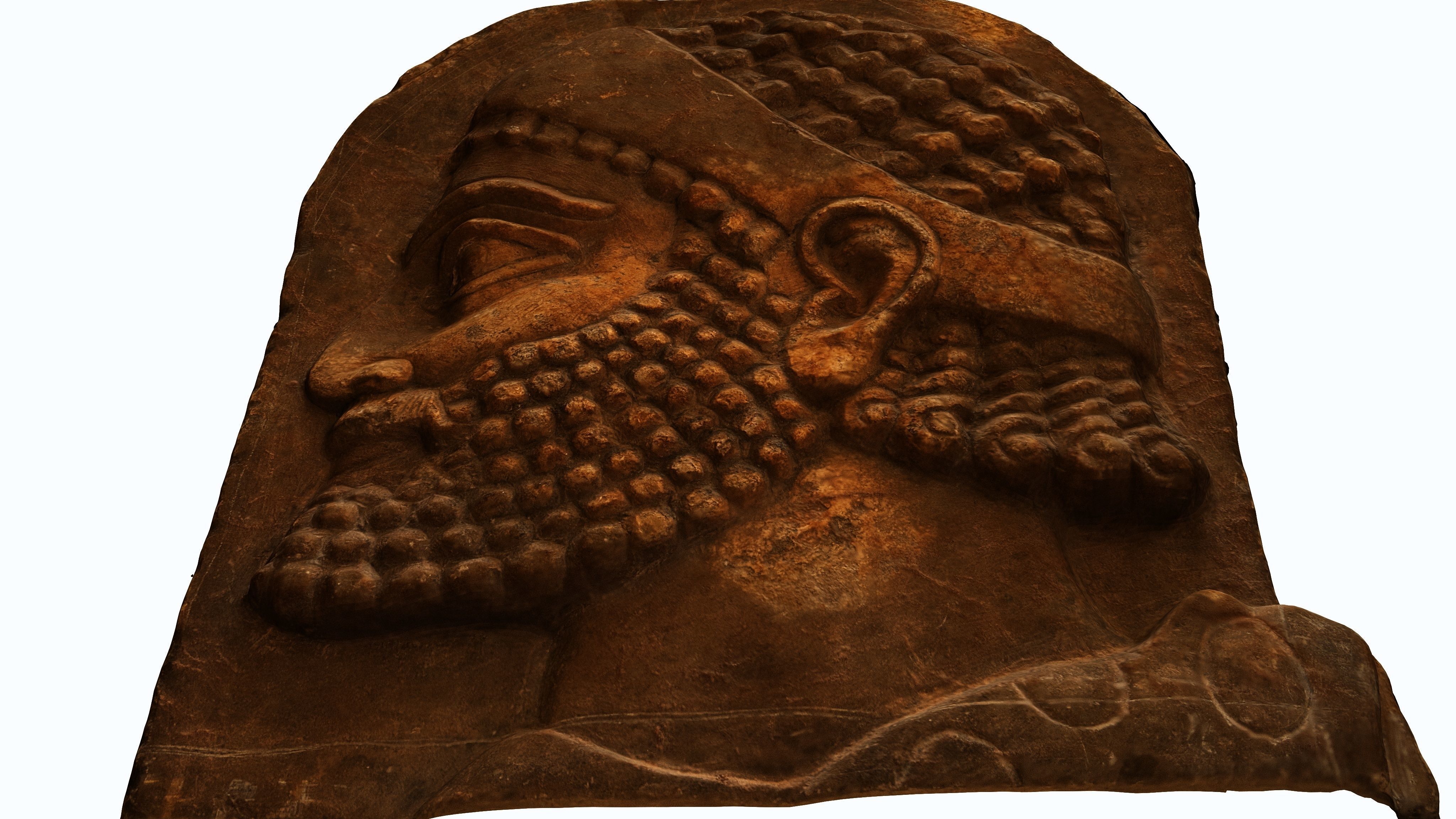 ASSYRIAN - TRIBUTAIRE MEDE III Low-poly 3D model_11