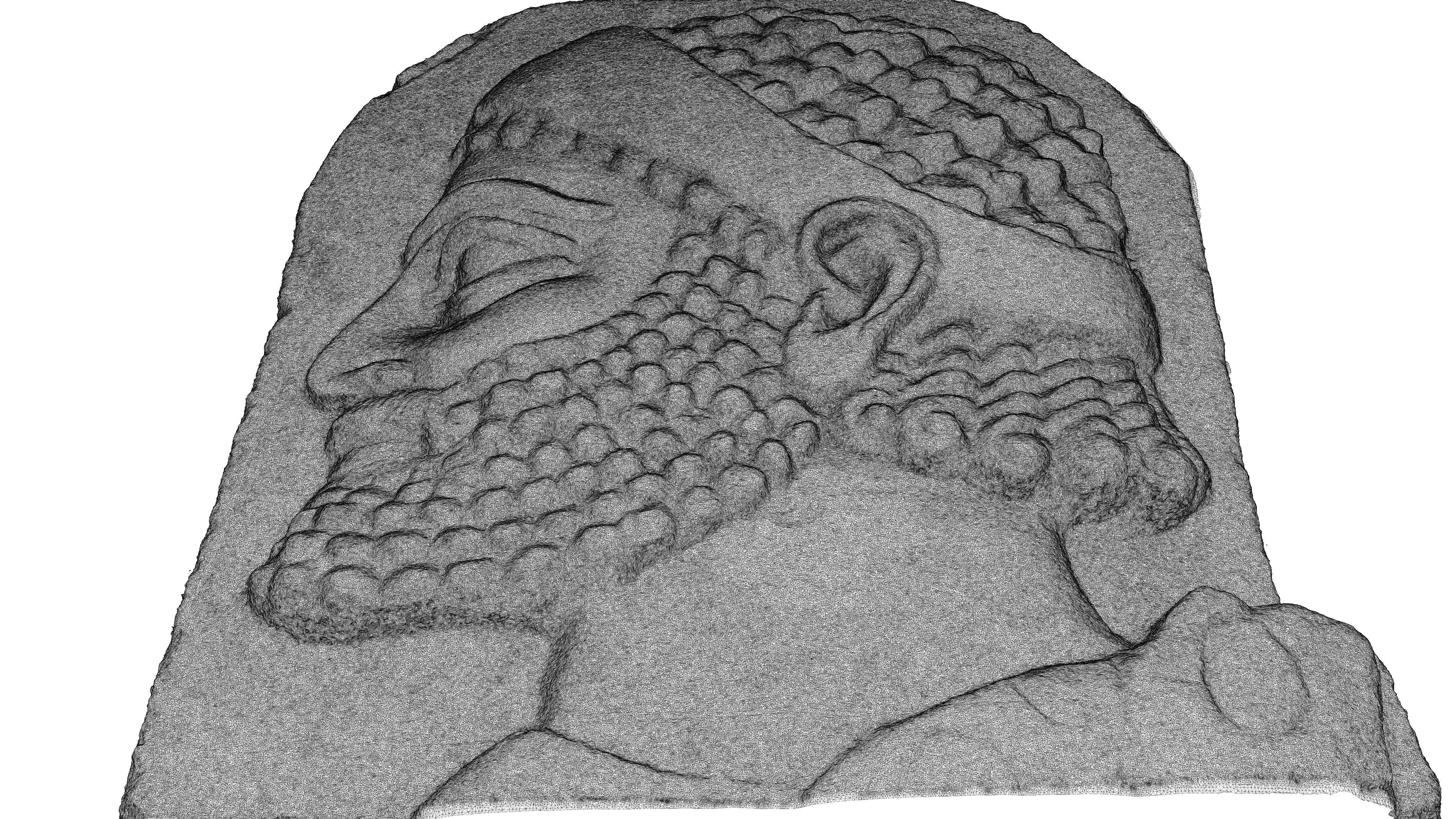 ASSYRIAN - TRIBUTAIRE MEDE III Low-poly 3D model_12