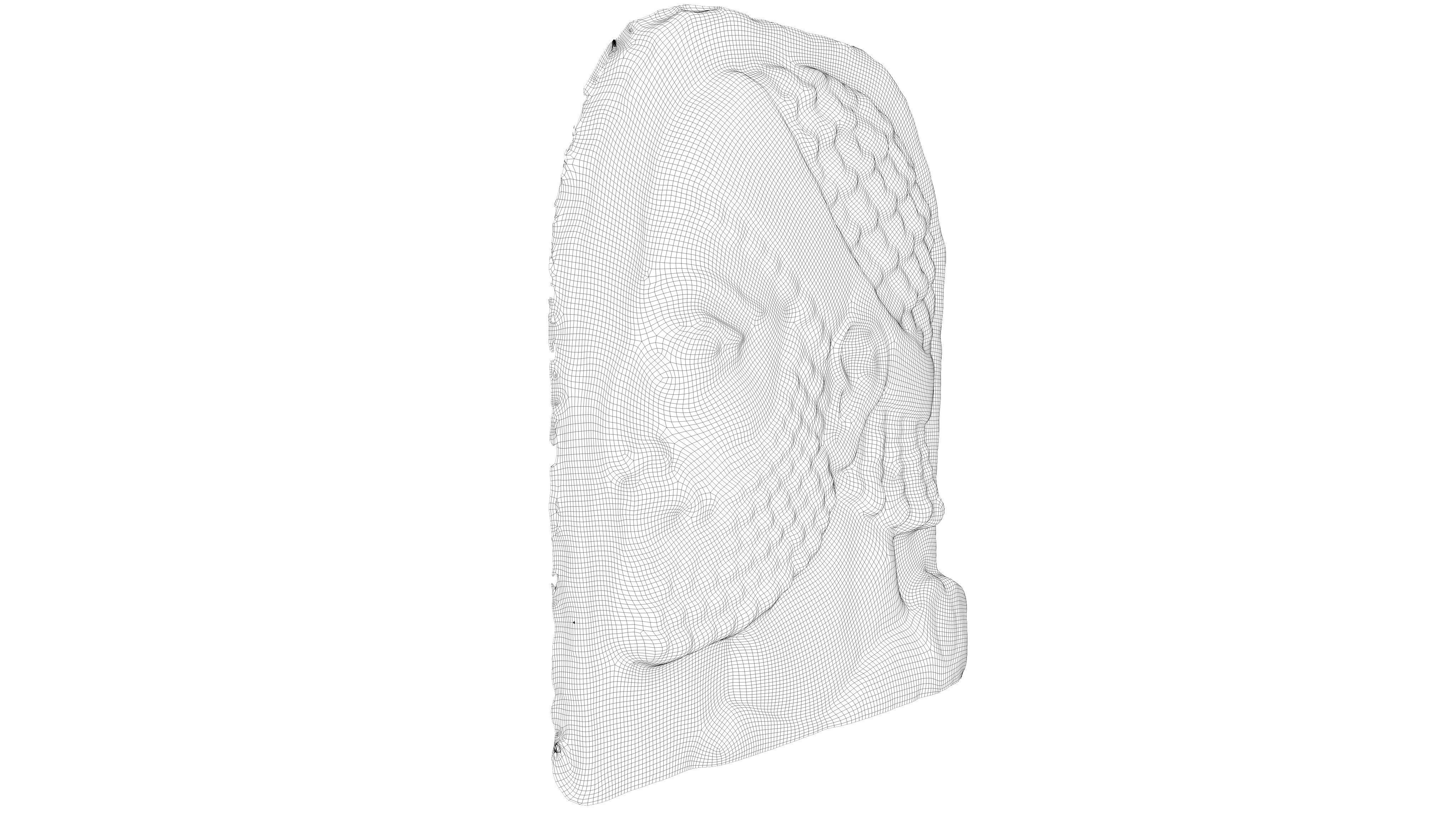 ASSYRIAN - TRIBUTAIRE MEDE III Low-poly 3D model_6