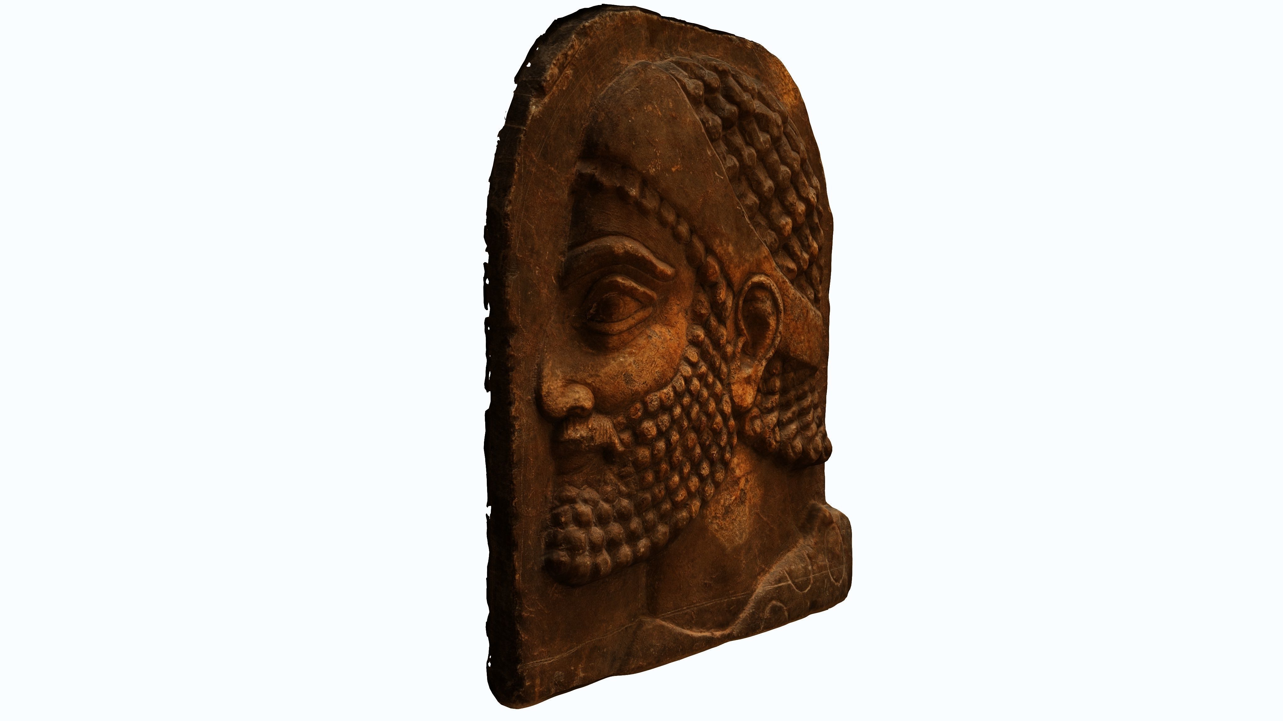 ASSYRIAN - TRIBUTAIRE MEDE III Low-poly 3D model_4