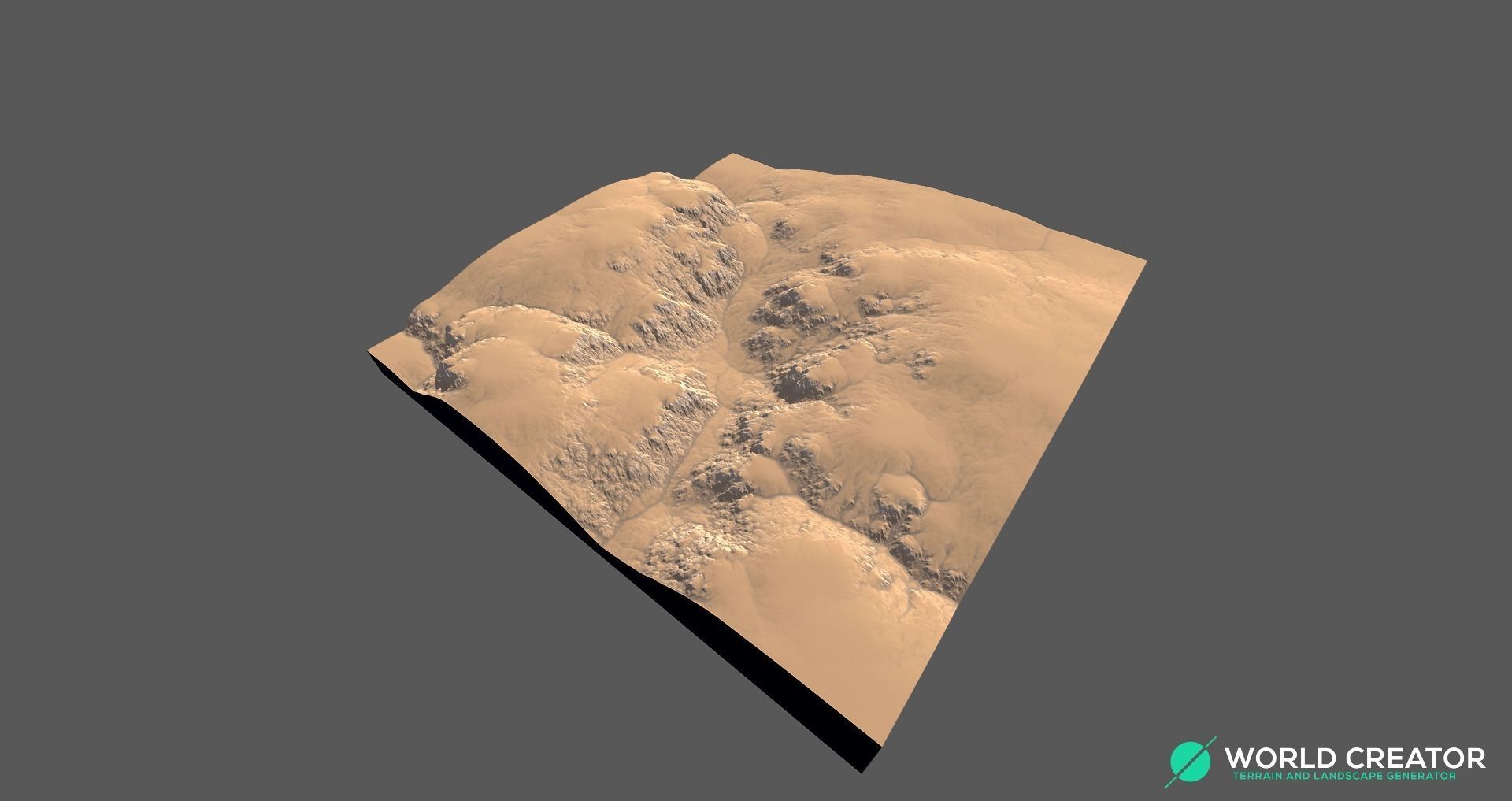 Canyon Cliff 01 3D model_1