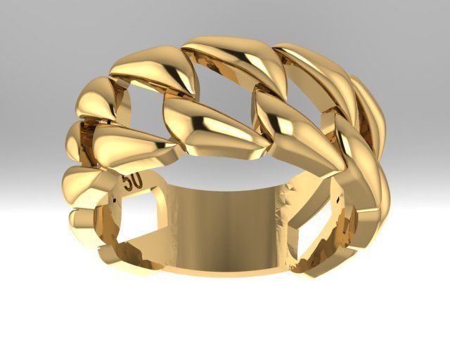 Woven ring 3D print model_2