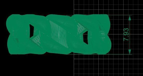 Woven ring 3D print model_8