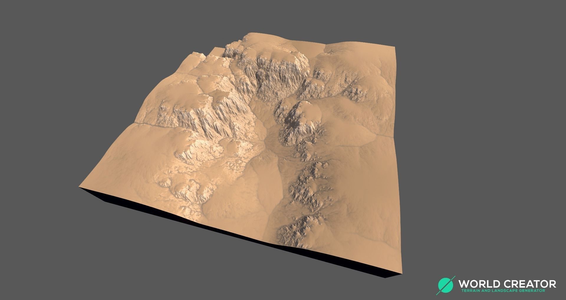 Canyon Cliff 02 3D model_1