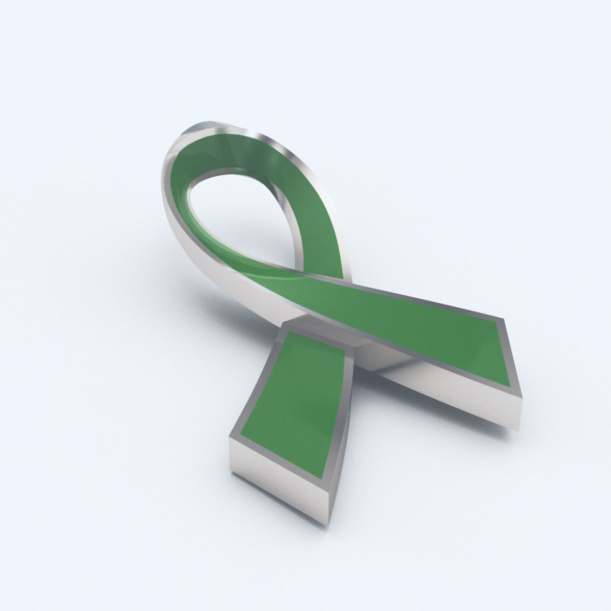 Pendant Bow 3D print model_1