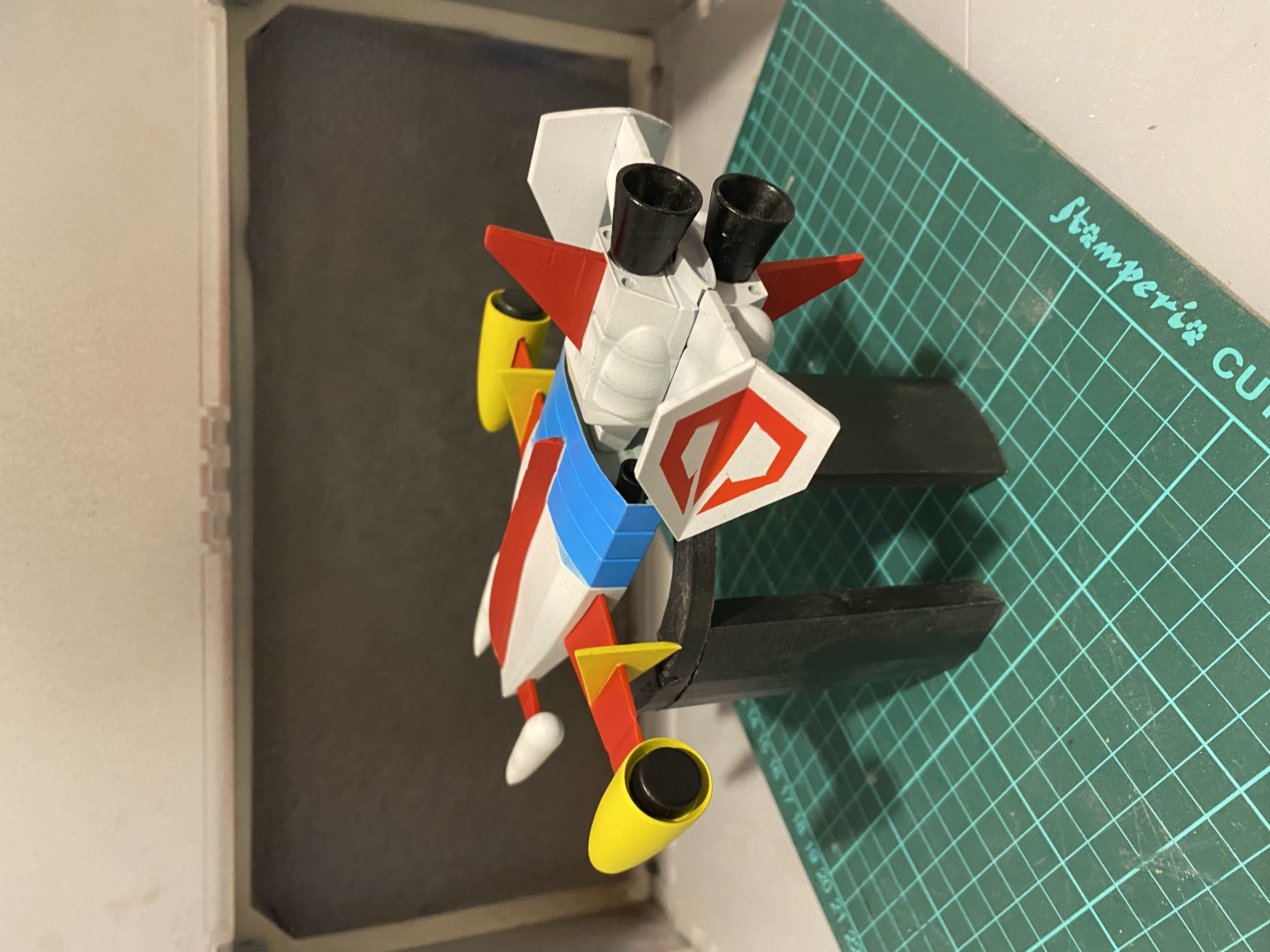 Uchu no Kishi Tekkaman - Angelo dello Spazio - Resin Kit 3D model_13