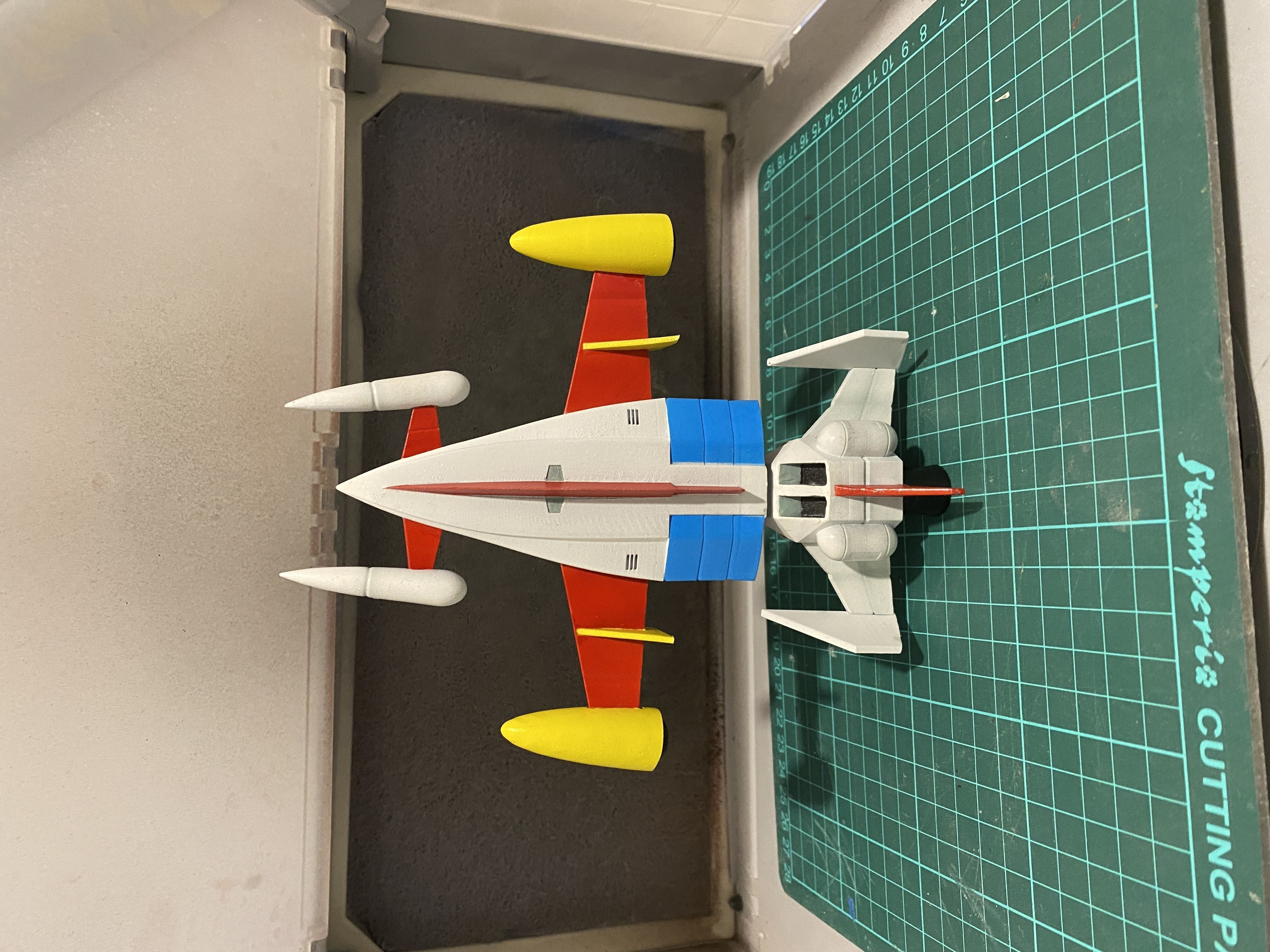 Uchu no Kishi Tekkaman - Angelo dello Spazio - Resin Kit 3D model_12