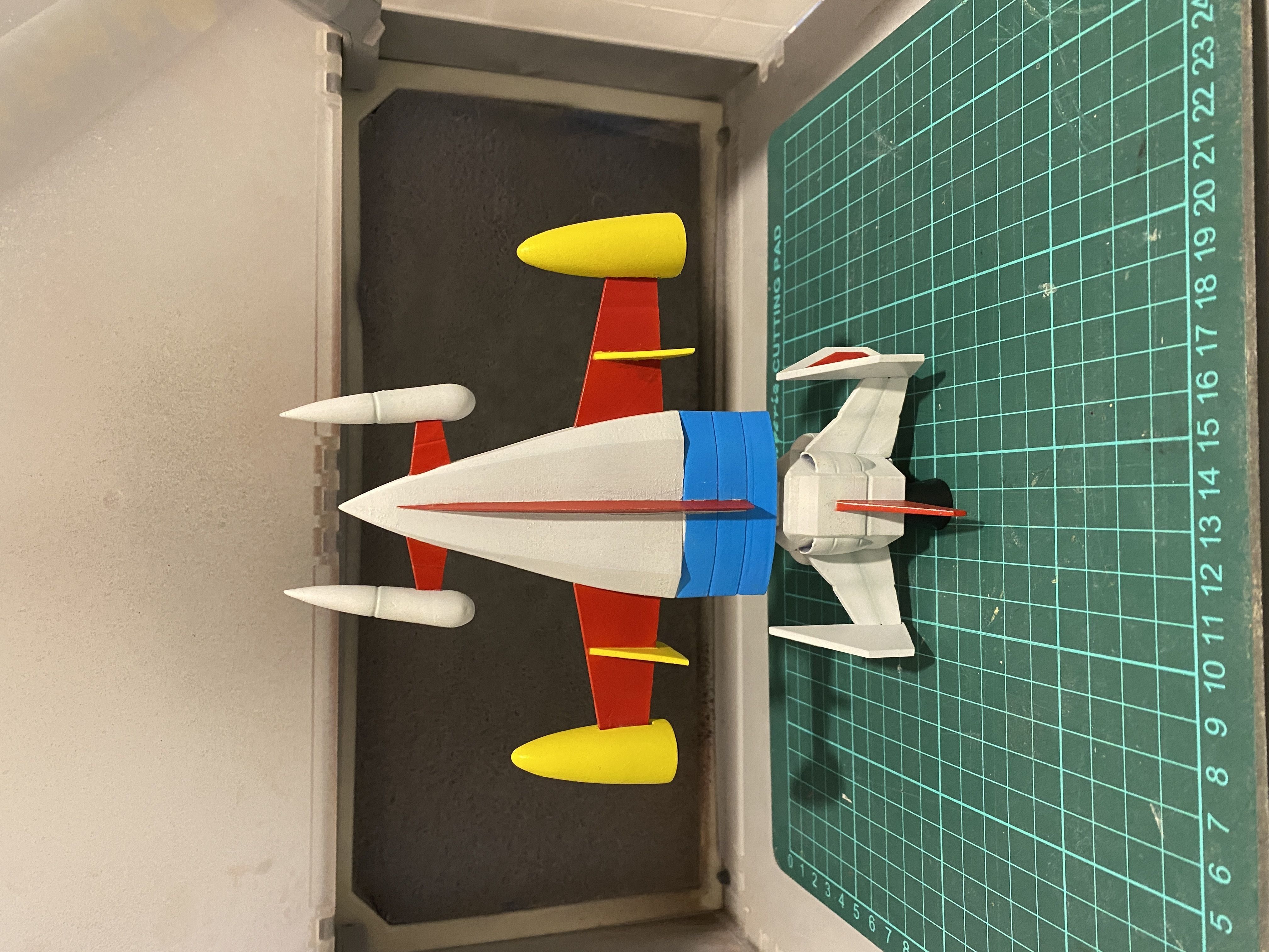 Uchu no Kishi Tekkaman - Angelo dello Spazio - Resin Kit 3D model_9