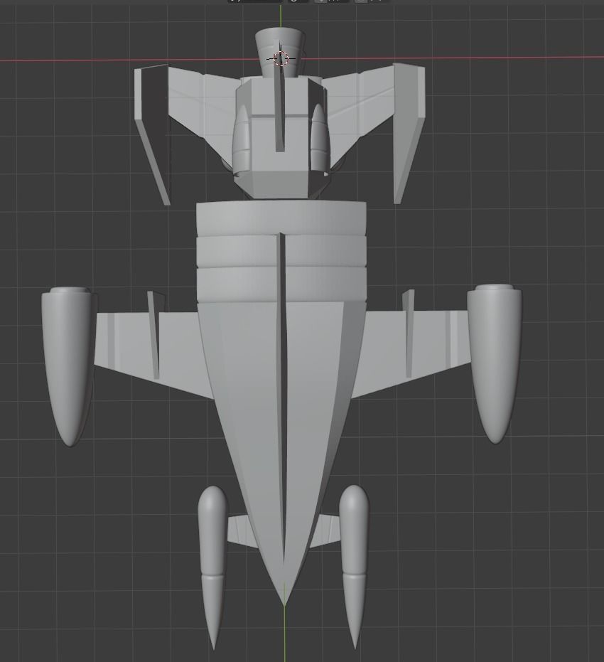 Uchu no Kishi Tekkaman - Angelo dello Spazio - Resin Kit 3D model_7