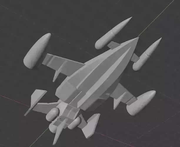 Uchu no Kishi Tekkaman - Angelo dello Spazio - Resin Kit 3D model