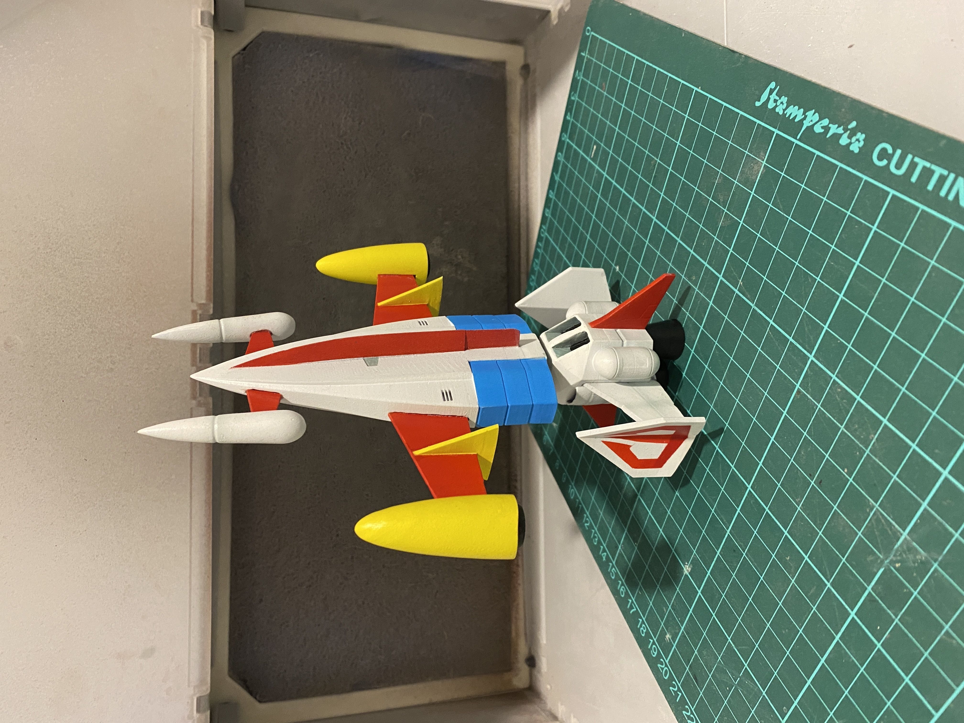 Uchu no Kishi Tekkaman - Angelo dello Spazio - Resin Kit 3D model_11