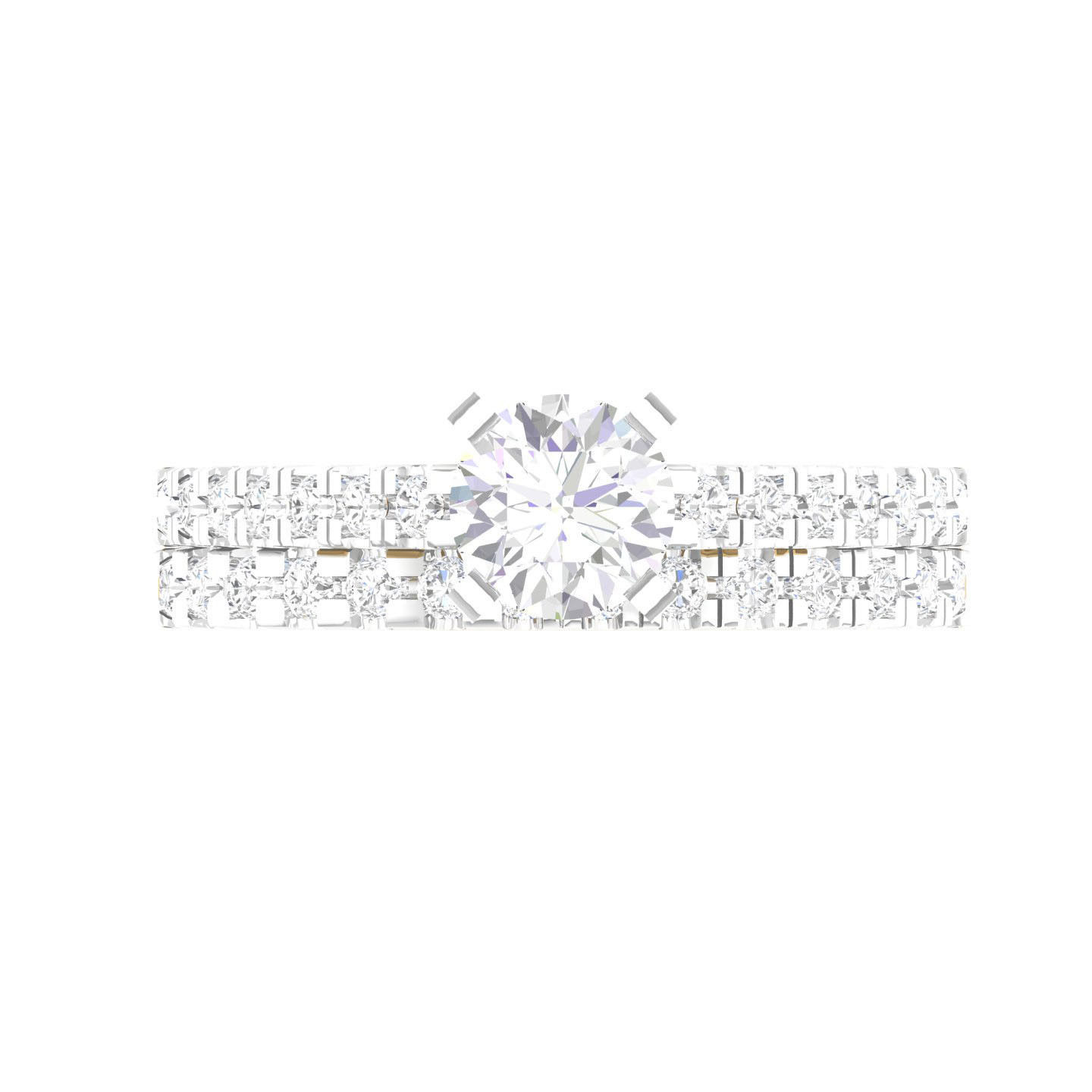 Solitaire Ring with Band - 137473 3D print model_8