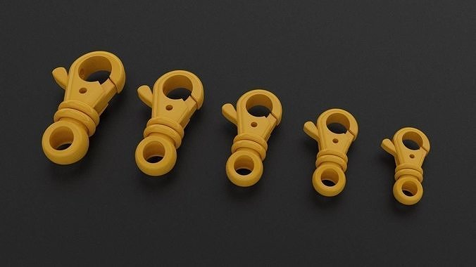 Jewelry Locks for Chains and Bracelets 3D print model