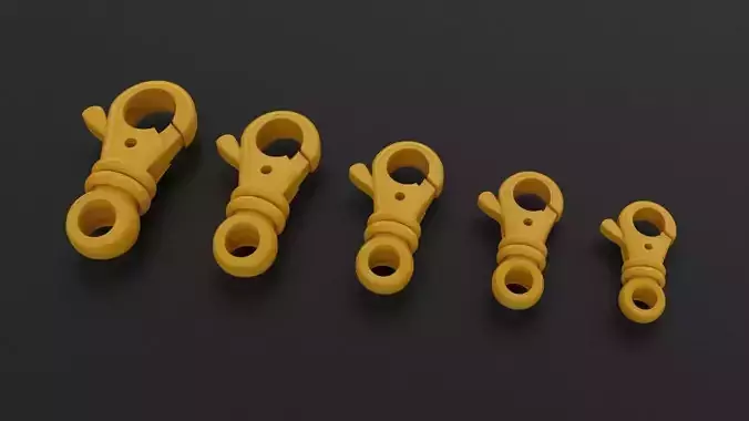 Jewelry Locks for Chains and Bracelets 3D print model