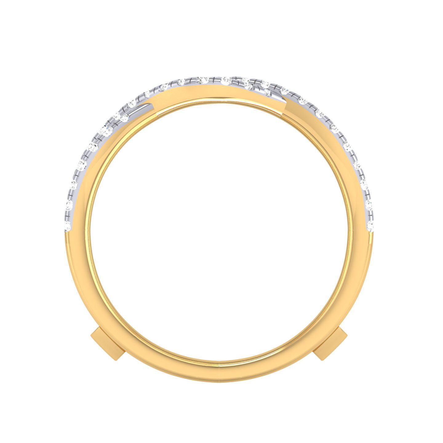 Ring with double band - 105238 3D print model_9