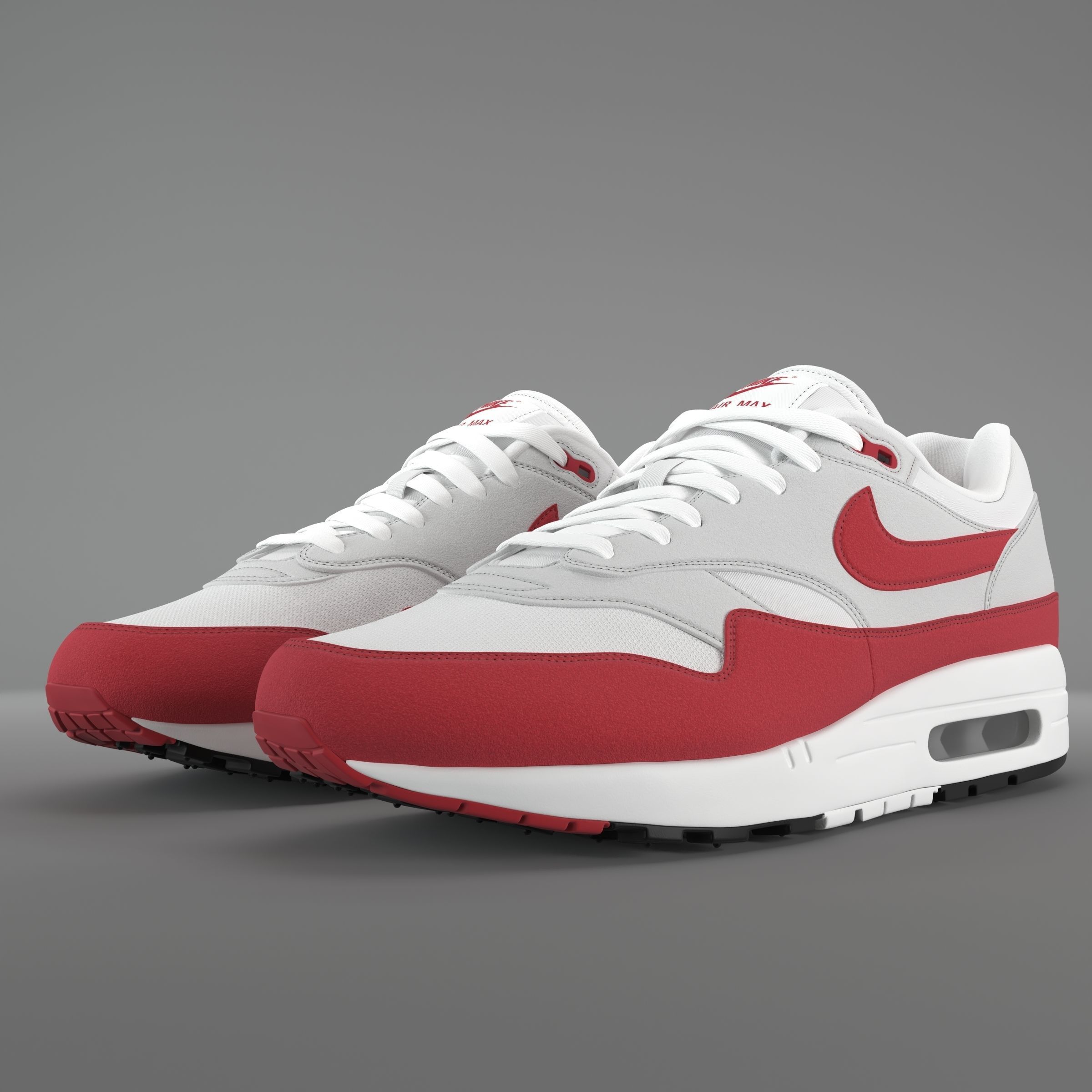 Nike  Air Max 1 PBR Low-poly 3D model_1