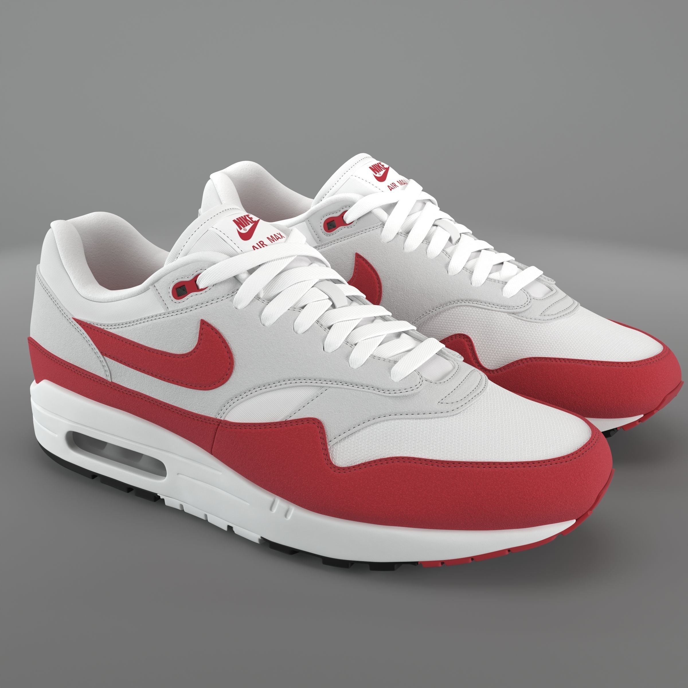 Nike  Air Max 1 PBR Low-poly 3D model_2