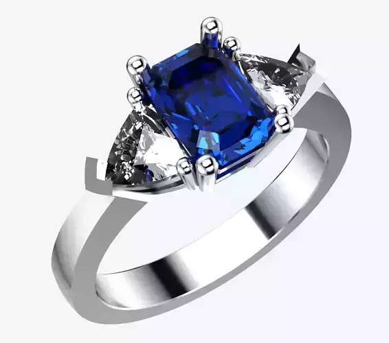 3 Stone Engagement Ring