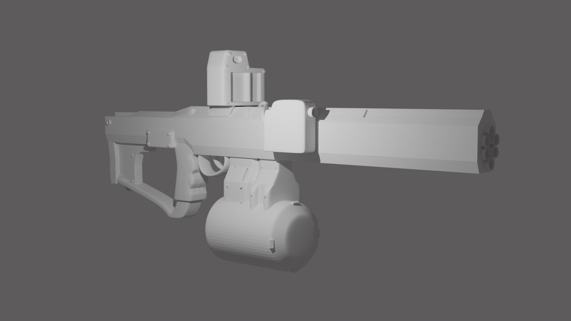Heavy Gun 3D model_2