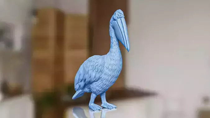 Realistic Pelican Toy STL