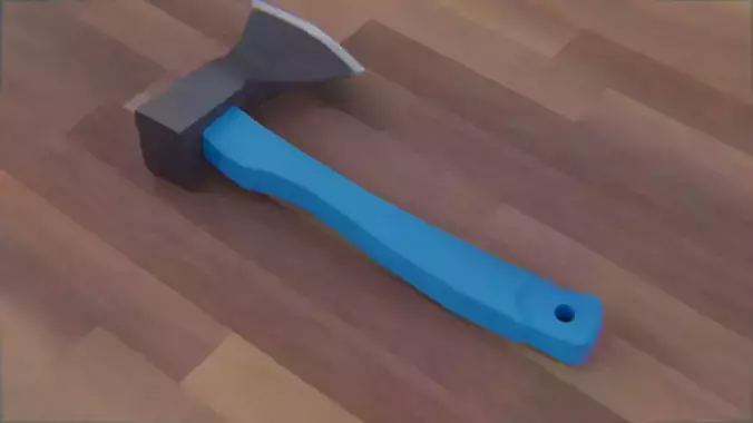 Low-poly Axe