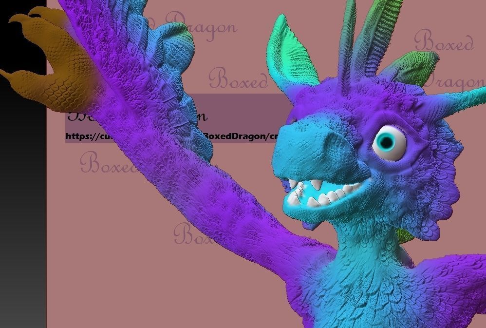 FEATHERED DRAGON VELOCIRAPTOR 3D print model_3