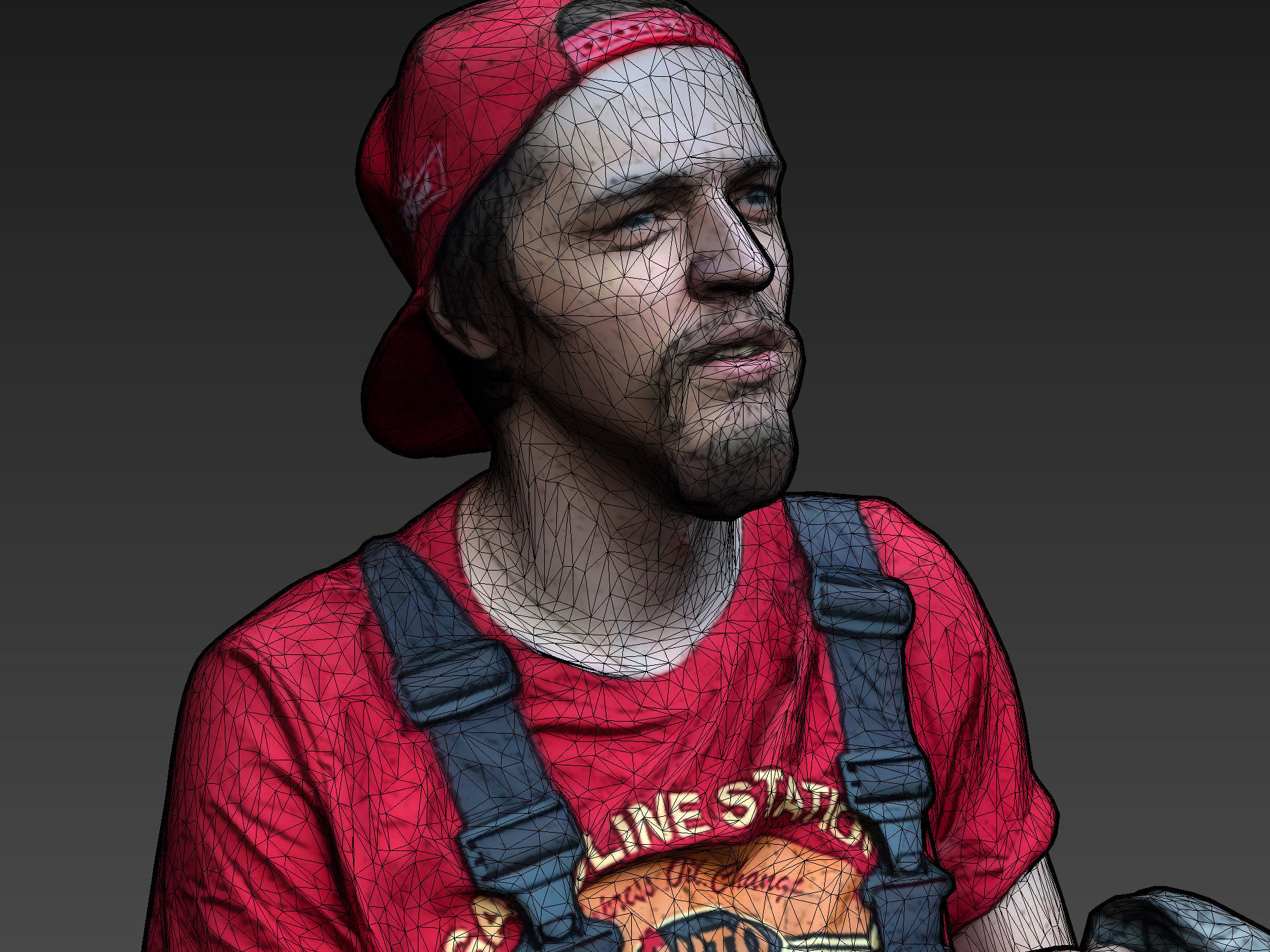 Stylized Car Mechanic Character 3D model_4