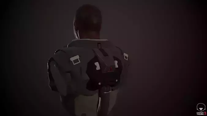 Game Ready Prop man in suit