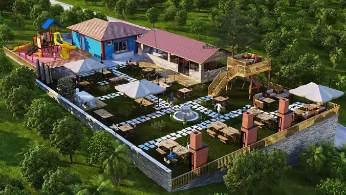 Garden cafe - wedding