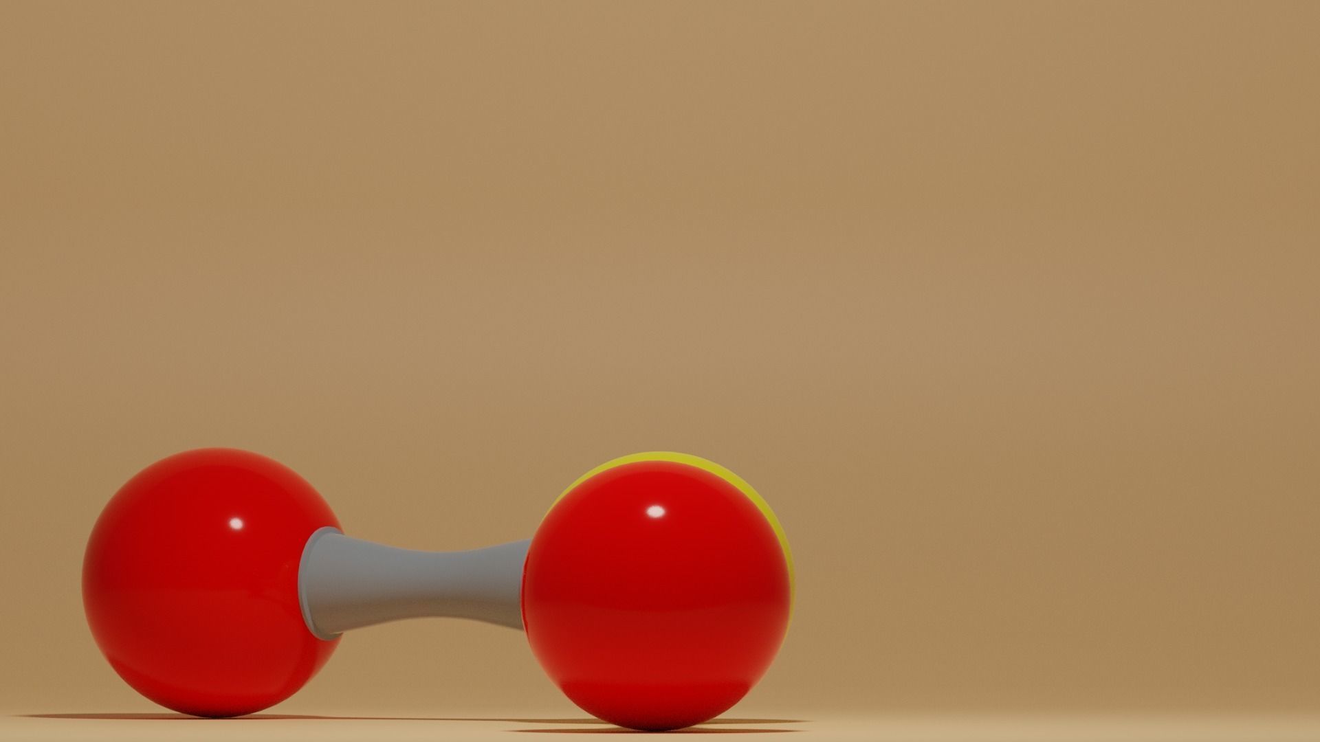 Sulfur Dioxide Molecule SO2 Low-poly 3D model_15