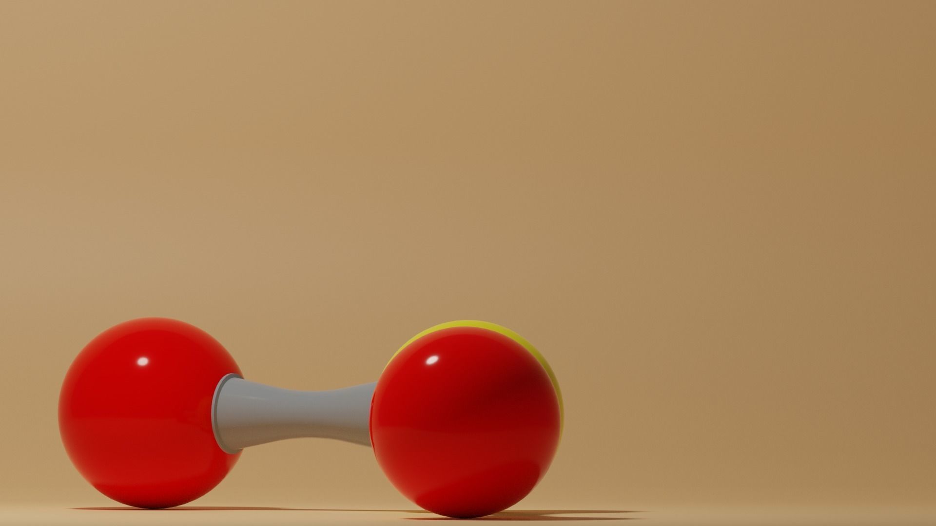 Sulfur Dioxide Molecule SO2 Low-poly 3D model_3