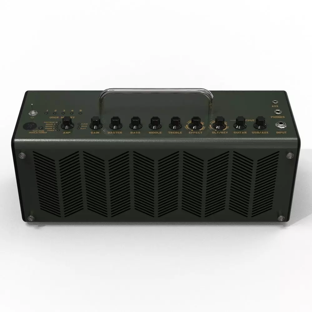 sound guitar amplifier 3D model_0