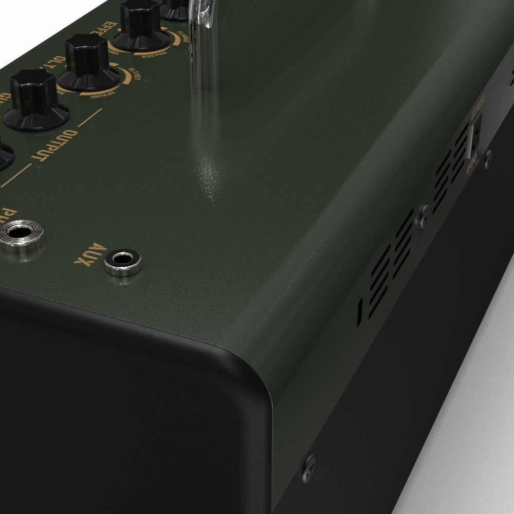 sound guitar amplifier 3D model_5
