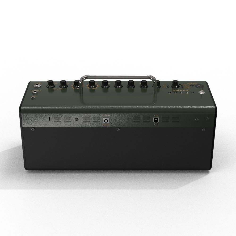 sound guitar amplifier 3D model_2