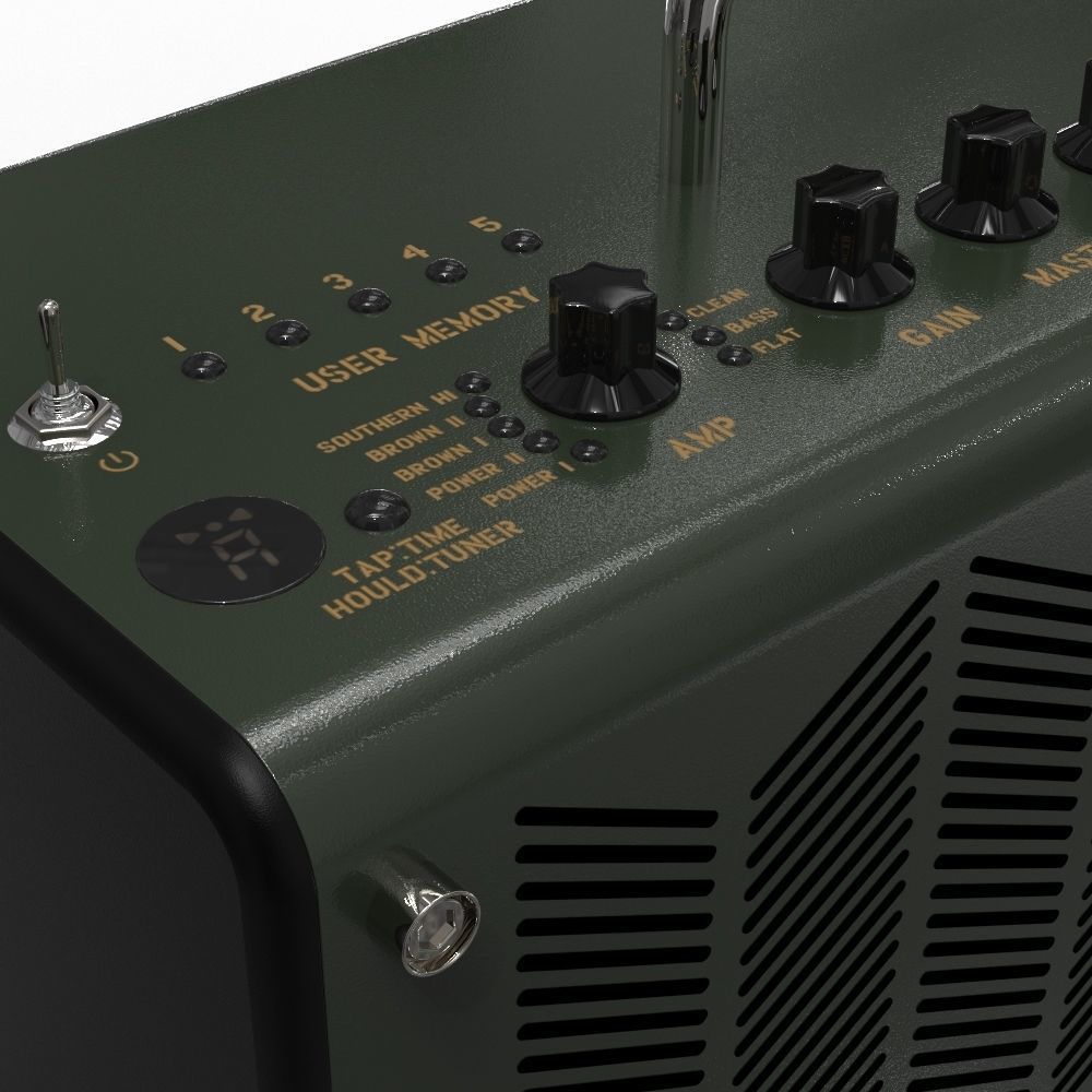 sound guitar amplifier 3D model_3