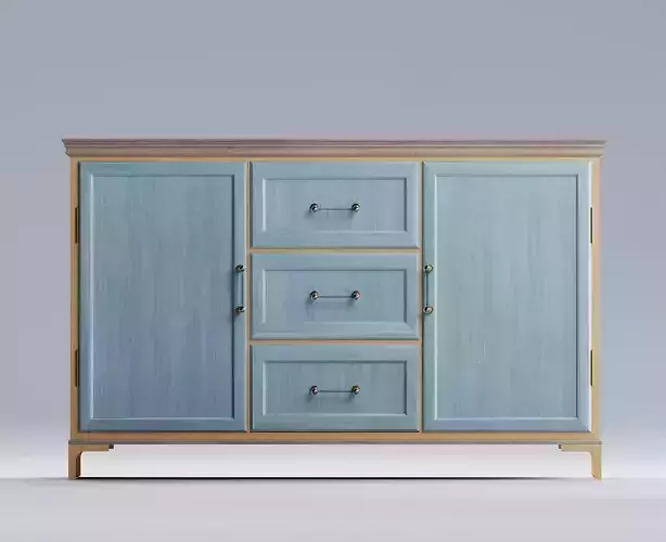 Tumba sideboard with three drawers