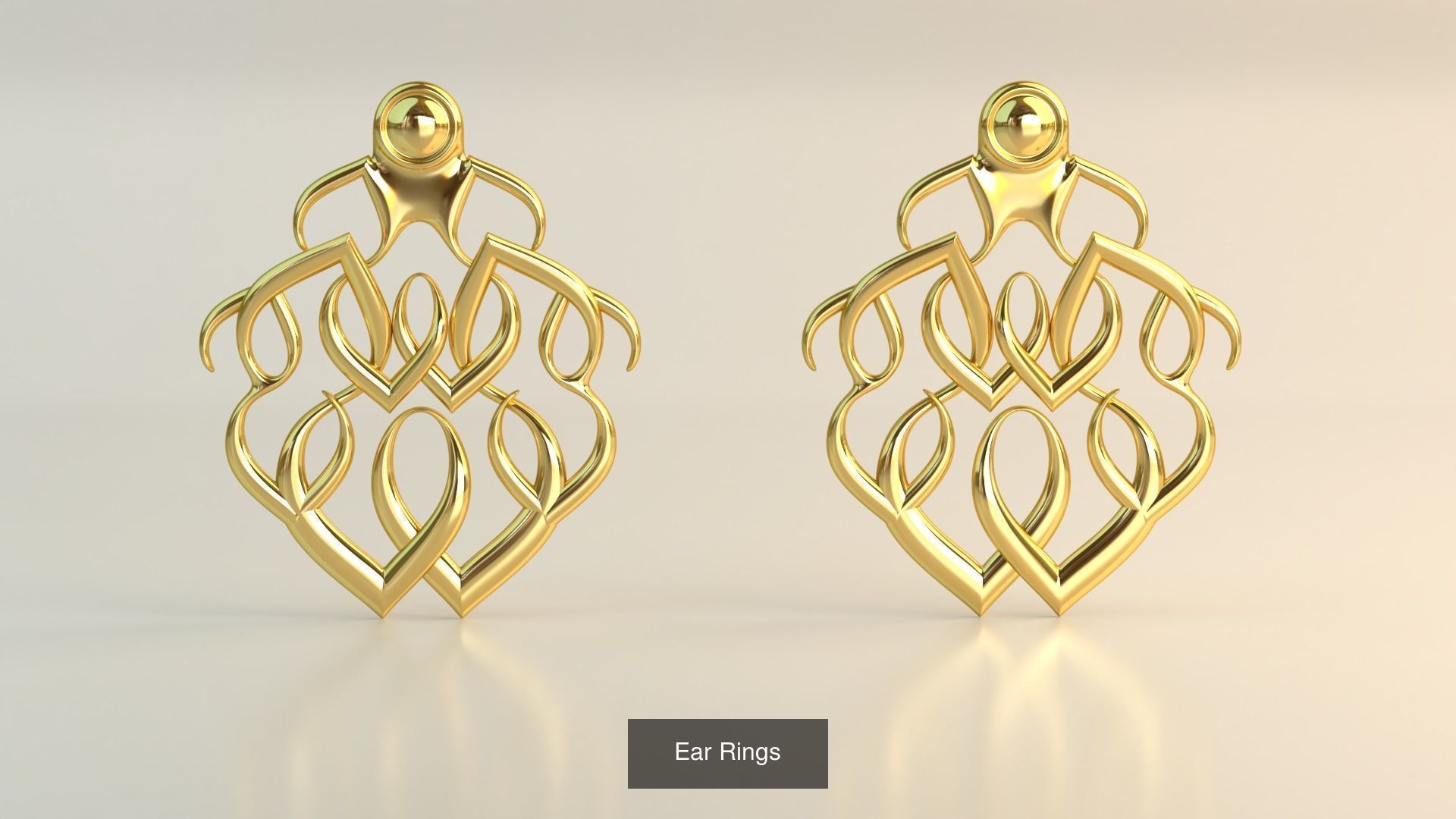 Ear Rings 3D Model Collection_106