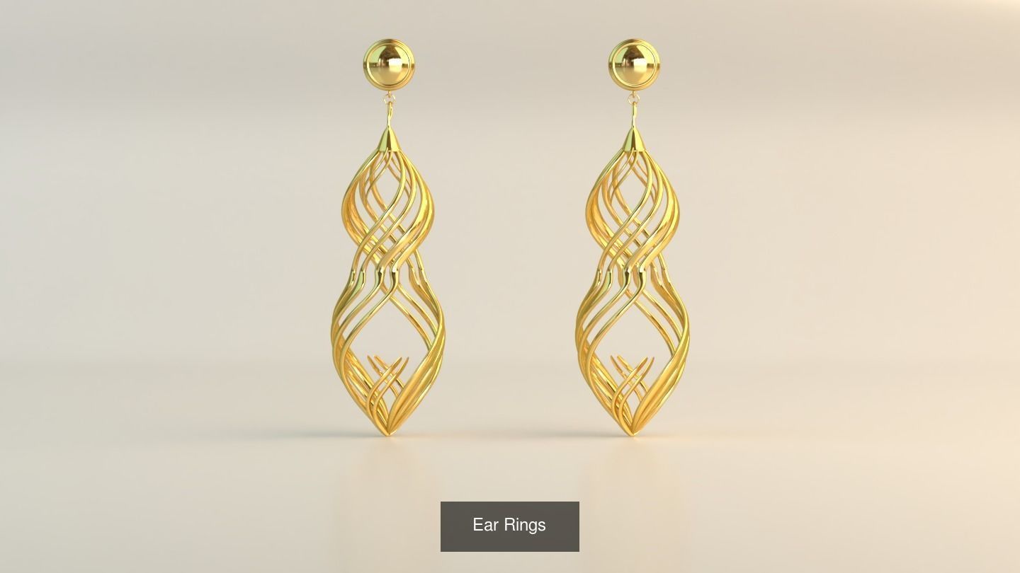 Ear Rings 3D Model Collection_134